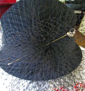 winter black hat