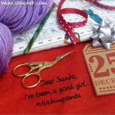 you'll start seeing this a lot as it's time again for #stitchingsanta